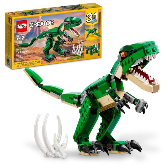 NWT LEGO Creator 3 in 1 Mighty Toy rex to Triceratops to Dinosaur for 7-12 Year - Picture 7 of 7